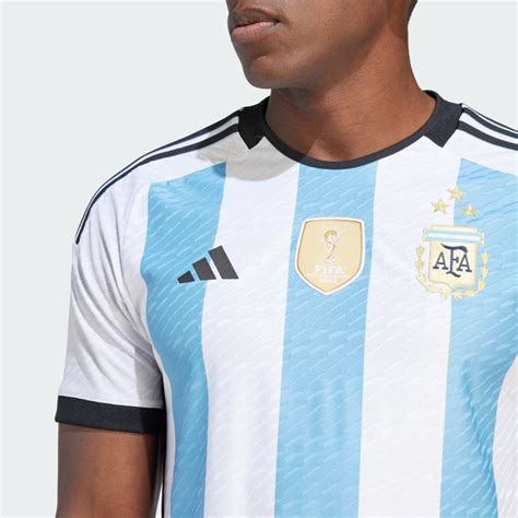 Adidas Maillot Argentine 22 3 Stars Domicile Authentique Blanc