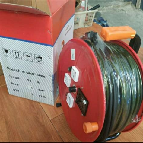 Jual Kabel Stop Kontak Gulung Kabel Roll 50 Meter Shopee Indonesia