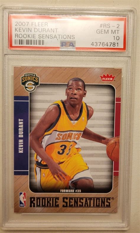 Kevin Durant 2007 Fleer RS 2 Rookie Sensations Price Guide Sports