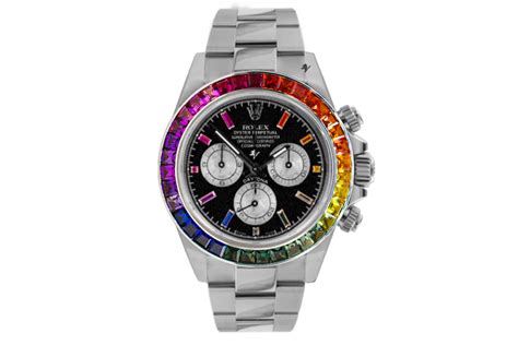 Rolex Rainbow Baguette Limited Edition Black Venom Custom Black