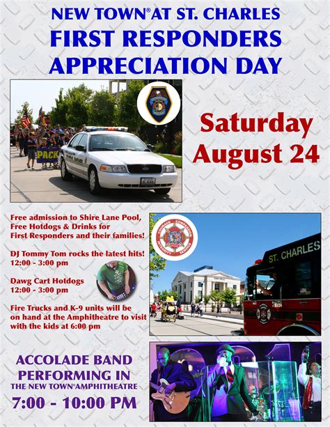 First Responders Appreciation Day Saturday August 24th 2019 The