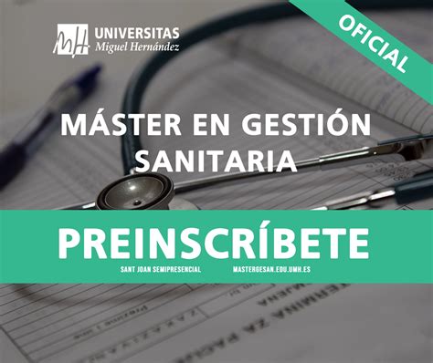 Abierto el plazo de preinscripción al Máster Universitario en Gestión