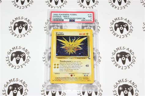 Zapdos Cosmos Thunderstorm Deck Psa Pokemon Tcg Fossil