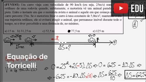 Equação De Torricelli Exercicios - 6