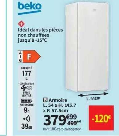 Promo Armoire Beko Chez Conforama ICatalogue Fr