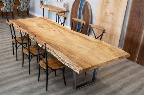 Hocking Live EdgeMaple Dining Table 10 5 Pathway Tables