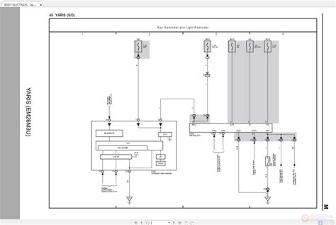 Toyota Yaris Yaris Em M U Electrical Wiring Diagram