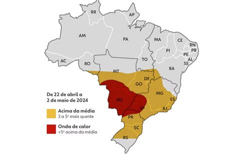 Inmet Emite Alerta De Perigo Para Altas Temperaturas Em 6 Estados Do