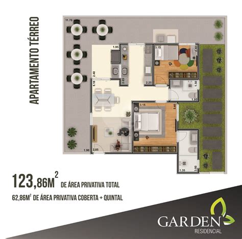 Apartamento Quartos Venda Residencial Santa Rita Ii Pouso