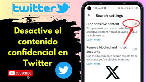 C Mo Desactivar Contenido Sensible En Twitter X Desactiva El