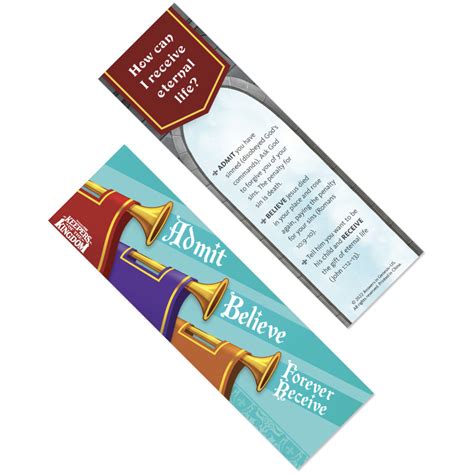 Gospel Bookmark Pack Of 10 Keepers Of The Kingdom Vbs 2023