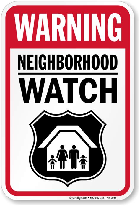 Neighborhood Crime Watch Signs