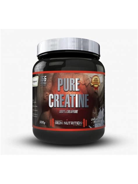 Pure Creatine Creapure Sabor Neutro G Iron Nutrition