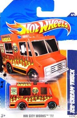 駿河屋 1 64 ICE CREAM TRUCK レッド Hot Wheels HW CITY WORKS 11 V0011