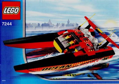 Lego Anleitung Anzeigen Speedboat Lego Bauanleitungen Und Katalog