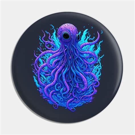 Lovecraft Octopus Lovecraft Inspired Pin Teepublic