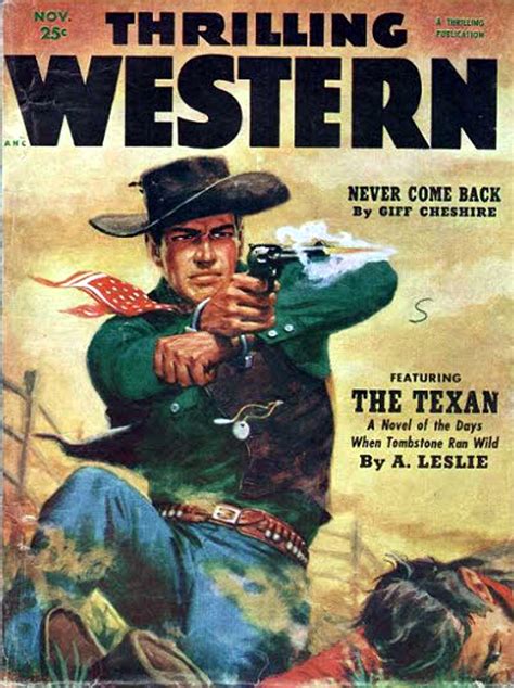 Thrilling Western Pulp Magazine Cover Art 24 Trading Cards