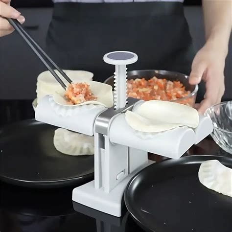 Automatic Dumpling Machine Double Headed Press Dumpling Mold Diy