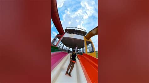 Wait For End Multi Racing Slide At Funtasia Waterpark And Resort