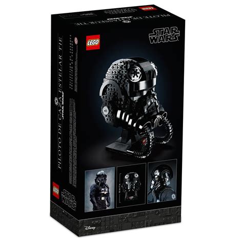 Tie Fighter Pilot Helmet Building Set By Lego Star Wars The Empire