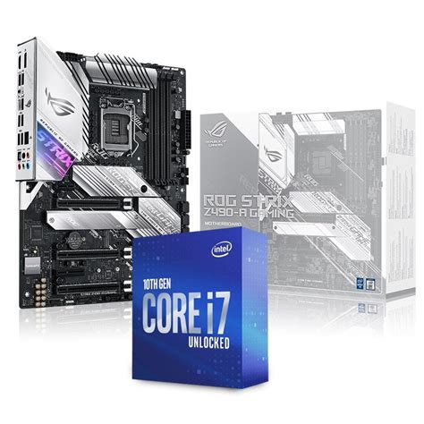 Bundle Deal: Intel Core i7 10700K CPU + ASUS ROG STRIX Z490-A GAMING ...