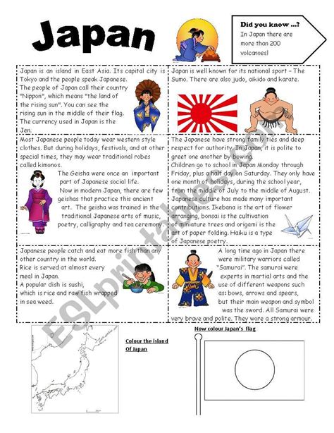 Map Of Japan Worksheet Education Com Japan For Kids Japan Japan Map ...