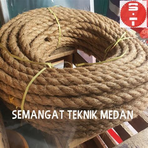 Jual TALI KAPAL MANILA TARIK TAMBANG DADUNG TAMPAR TEBAL 16 Mm ECERAN