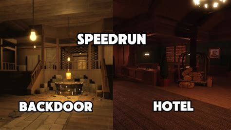 Backdoor Hotel SPEEDRUN Roblox DOORS YouTube