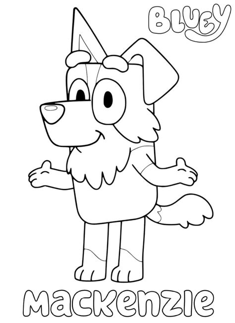 Dibujos De Bluey Para Colorear