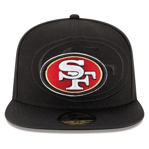 Men's San Francisco 49ers New Era Black Custom On-Field 59FIFTY ...