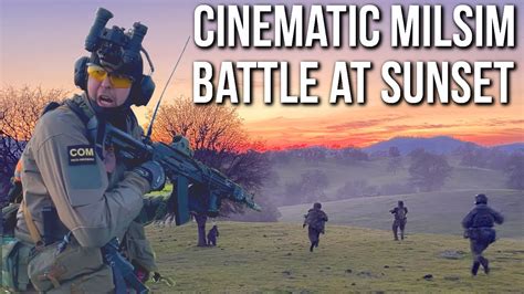 Cinematic Milsim Battle At Sunset With 500 Players Milsim West