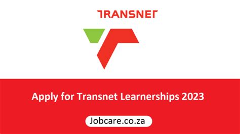 Apply For Transnet Learnerships 2023 Jobcare