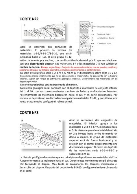 A1 interpretación cortes geologicos PDF