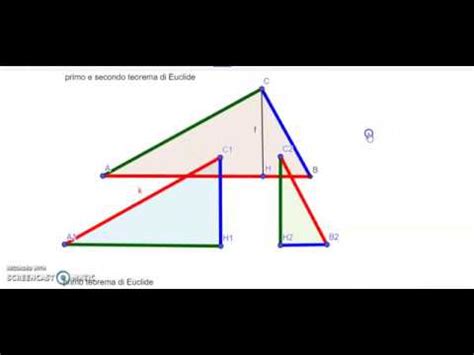 Il Teorema Di Euclide Spiegato In Modo Facilissmo Per La Seconda Media