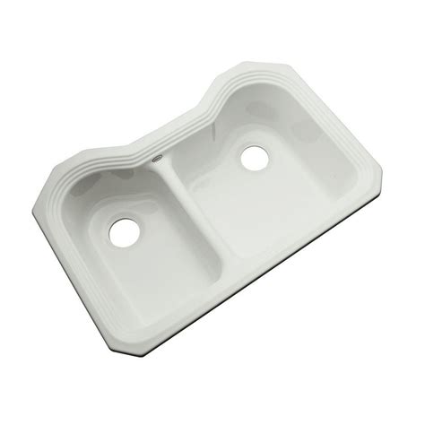 Thermocast Breckenridge Undermount Acrylic 33 In Double Bowl Kitchen