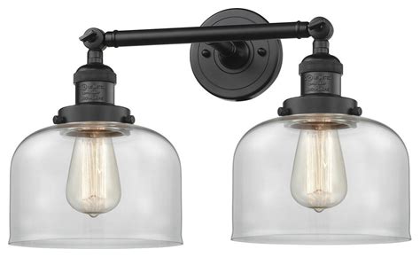 Innovations Large Bell 2 Light Dimmable LED Bathroom Fixture Antique