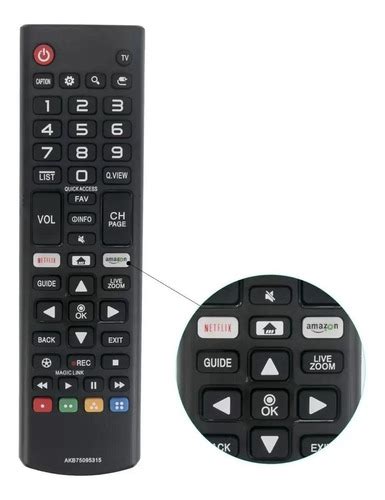 Controle Remoto Lg Smart Akb P Tv Un Psc C Nf Mercadolivre