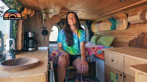 Solo Female Van Life At Diy Campervan Built During Quarantine