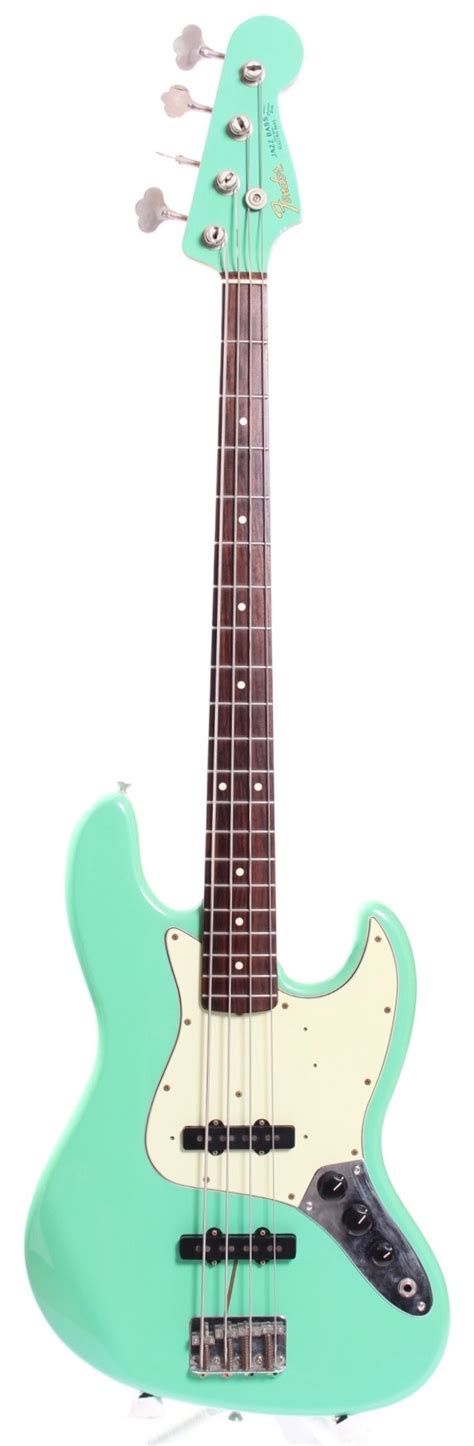 Fender Jazz Bass 62 Reissue 1997 Surf Green Bass For Sale Yeahmans Guitars