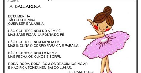 Poesia A Bailarina Cecília Meireles REVOEDUCA