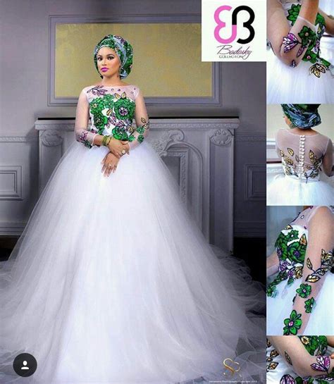 Ankara Wedding Gown Fashion Nigeria