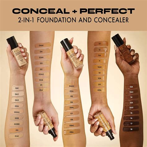 Milani Conceal Perfect 2 In 1 Foundation Concealer 30ml 01 Creamy