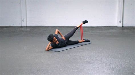 How To Do A Mini Loop Band Side Lying Hip Abduction