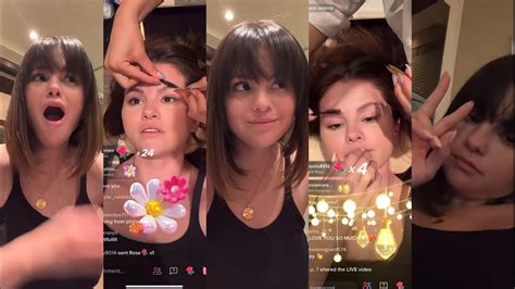 Selena Gomez On Tiktok Live 4242022 Youtube