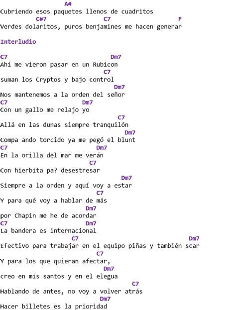 Rubicon Peso Pluma Letra Y Acordes En Guitarra