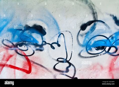 Graffiti On Wall In Hong Kong China Stock Photo Alamy