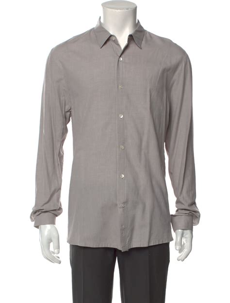 Kiton Striped Dress Shirt Blue Dress Shirts Clothing Kit21338