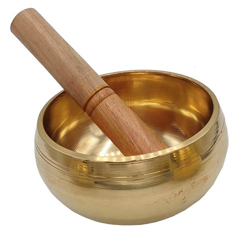 Brass Tibetan Singing Bowl Space Purification Reiki Sound Healing