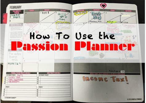 How To Use The Passion Planner Great Tips And Insights About This Wonderful Planner