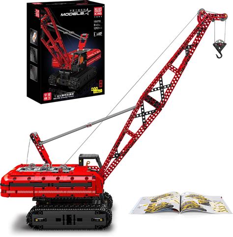 Mould King Mobile Crawler Crane Remote Control And App Dual